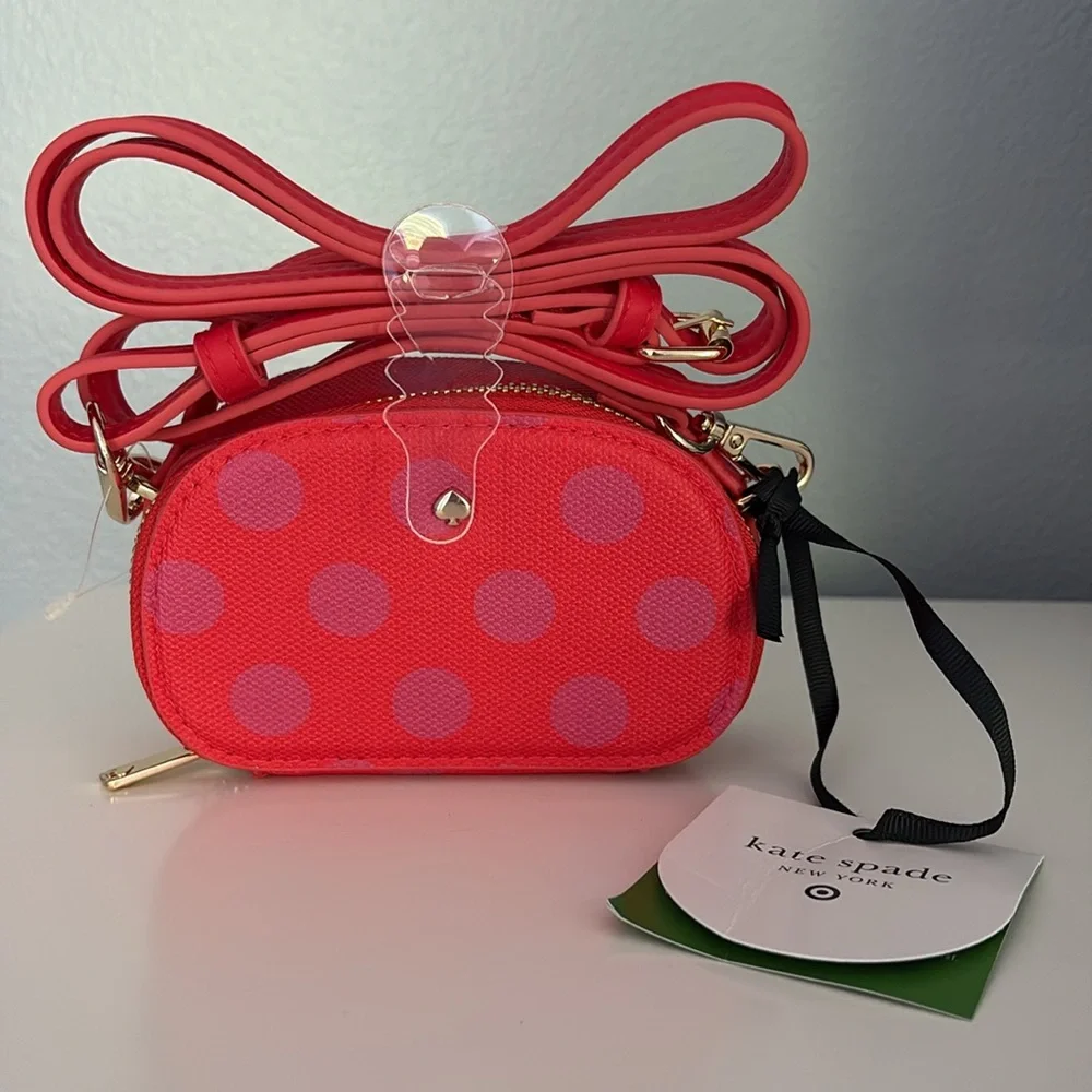 NWT kate spade new york x Target polka dot mini crossbody